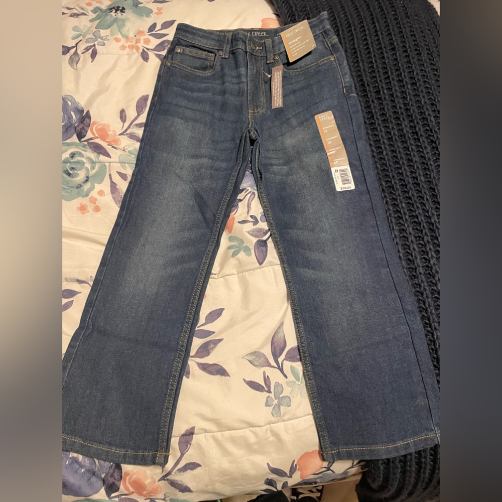 New Size 10 Little Boys Straight Leg Jeans